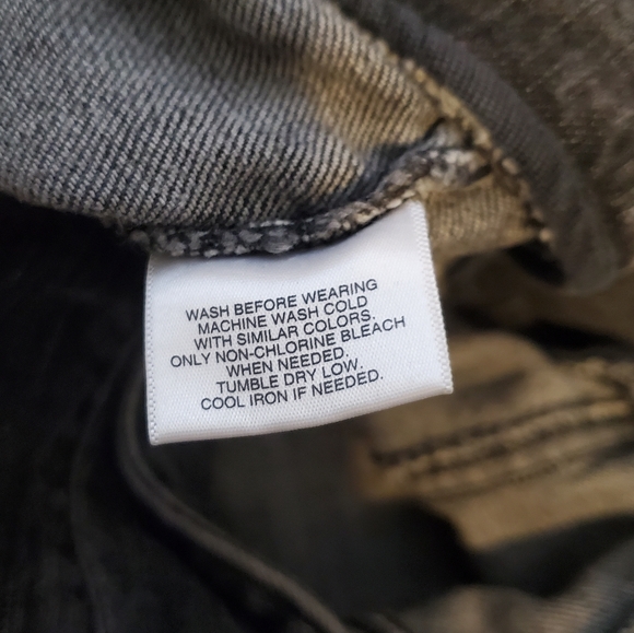 APOSTROPHE | Women's gray stone-washed denim open front jacket. - Picture 5 of 6